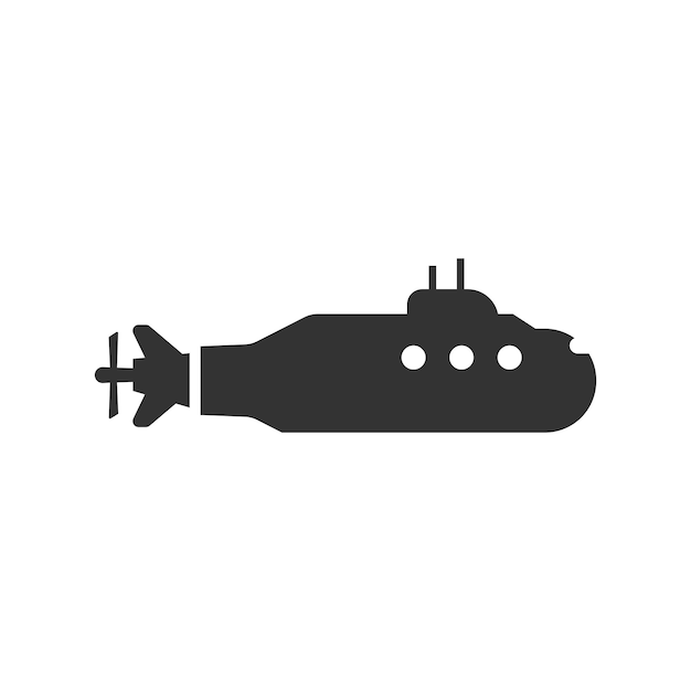 Vector el icono del submarino