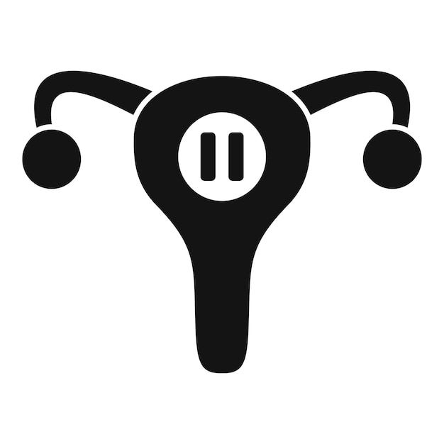 Icono de sudor de la menopausia vector simple vida de la esposa
