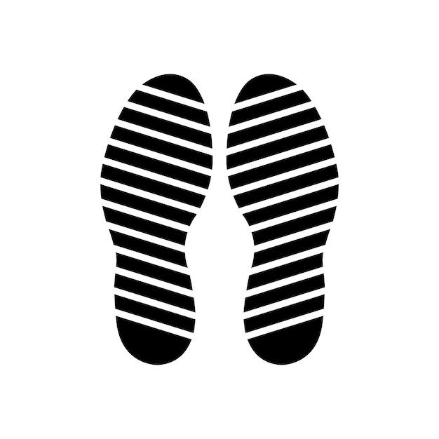 Vector icono de suela de zapato