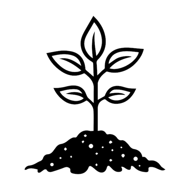 icono de suelo o símbolo de línea moderno Arte de línea vectorial y diseño de icono con contorno en negrita