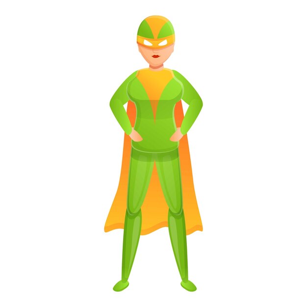 Icono de superhéroe de poder Icono vectorial de superhéreo de poder para el diseño web aislado en fondo blanco