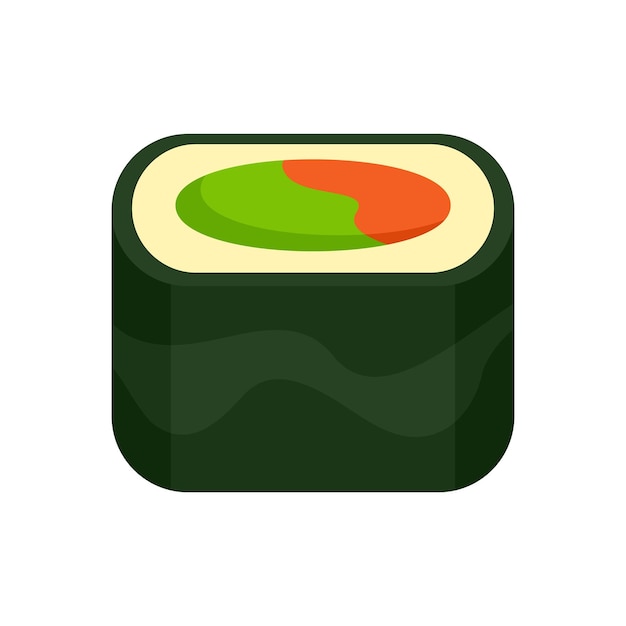 Icono de sushi Ebi Ilustración plana del ícono vectorial de sushi ebi para diseño web