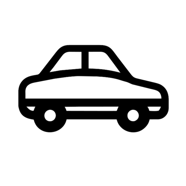 icono de la suspensión del automóvil
