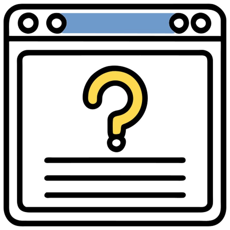 Vector icono svg gradiente de color llenado interfaz de ayuda icono de pregunta