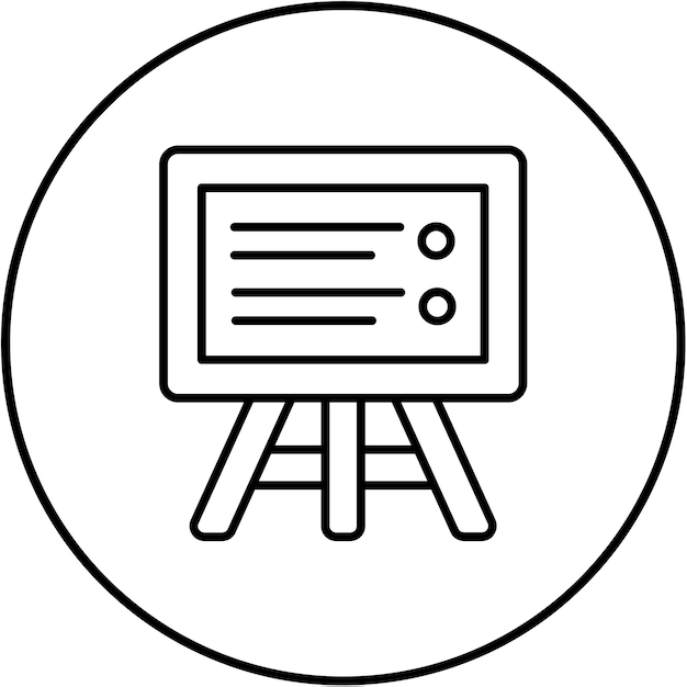 icono de la tabla blanca