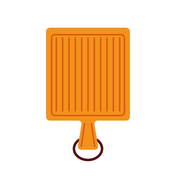 icono de la tabla de corte fondo blanco