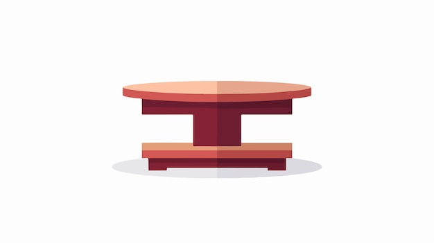 Ícono de tabla de informe vectorial plano en fondo blanco