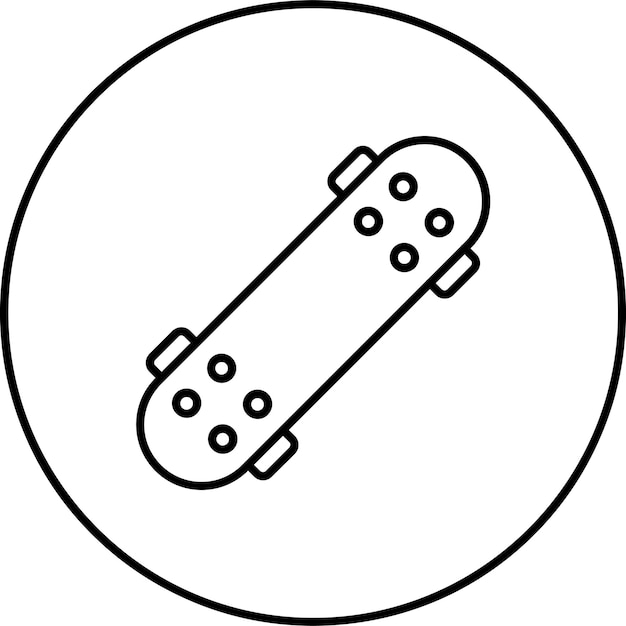 Icono de la tabla de patinaje
