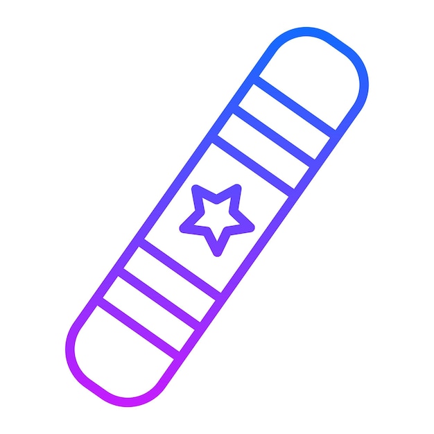 Icono de la tabla de snowboard