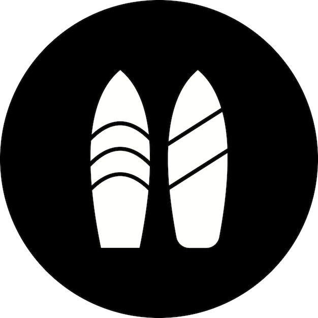 El icono de la tabla de surf