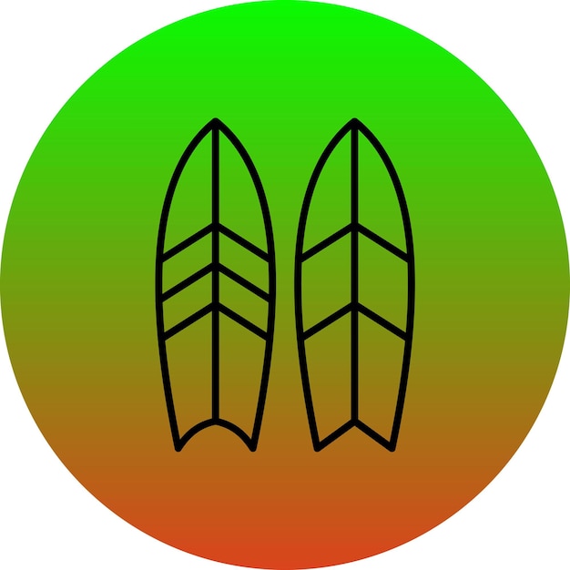 El icono de la tabla de surf