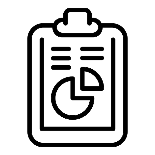 Icono de tablero de dinero de resultado Contorno Icono de vector de tablero de dinero de resultado para diseño web aislado sobre fondo blanco
