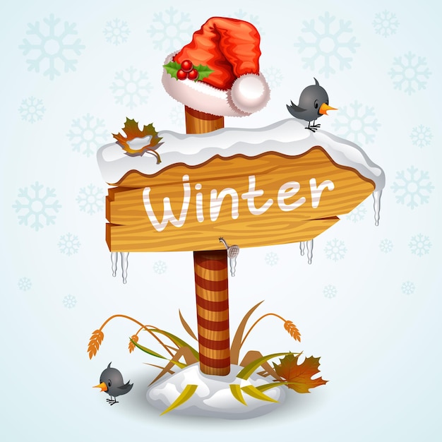 Icono de tablero de flecha de madera de Navidad