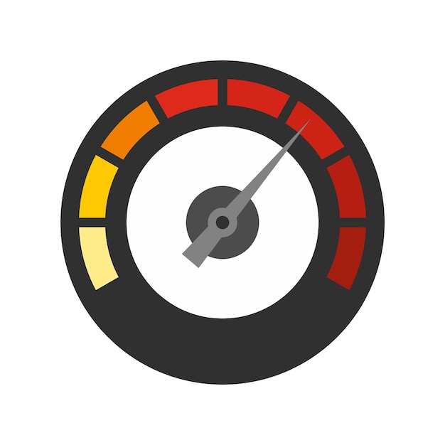 Icono del tablero Ilustración plana del icono de vector del tablero para web aislado en blanco