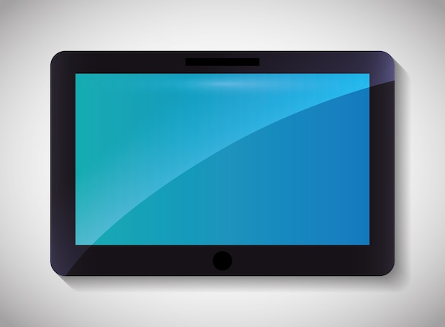 Vector icono de la tableta. diseño de tecnología.