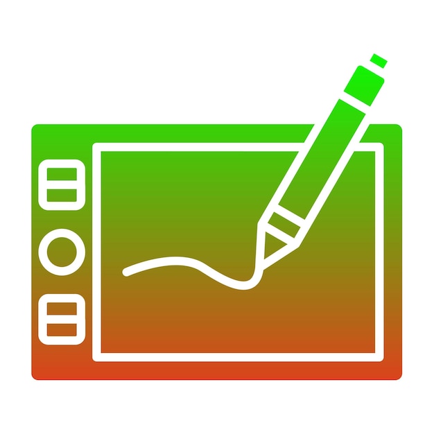 Icono de la tableta gráfica