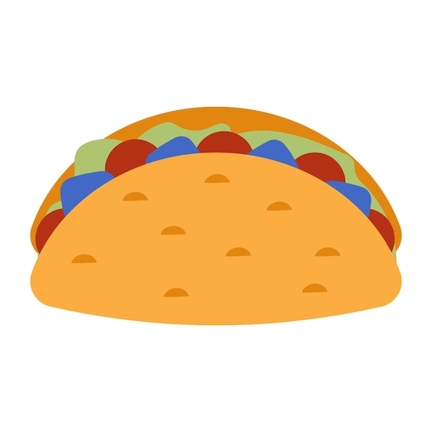 Un ícono de taco delicioso