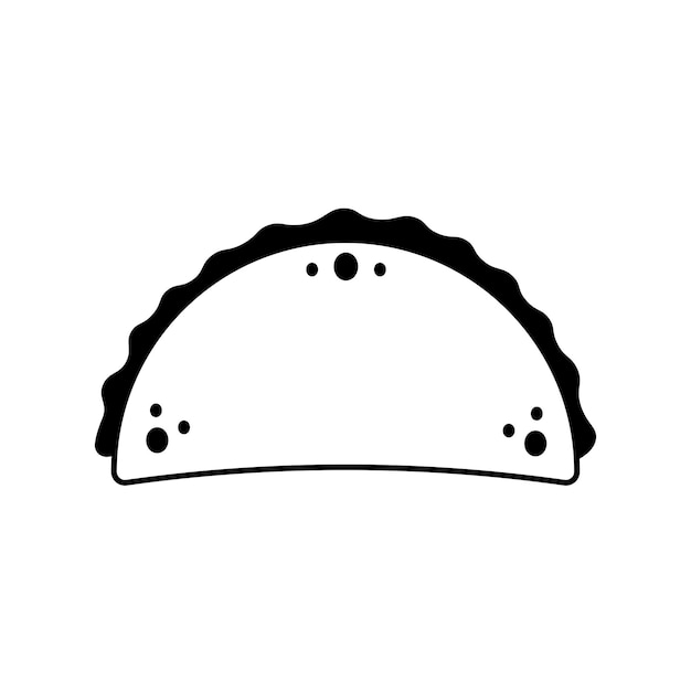 Icono de taco de garabato