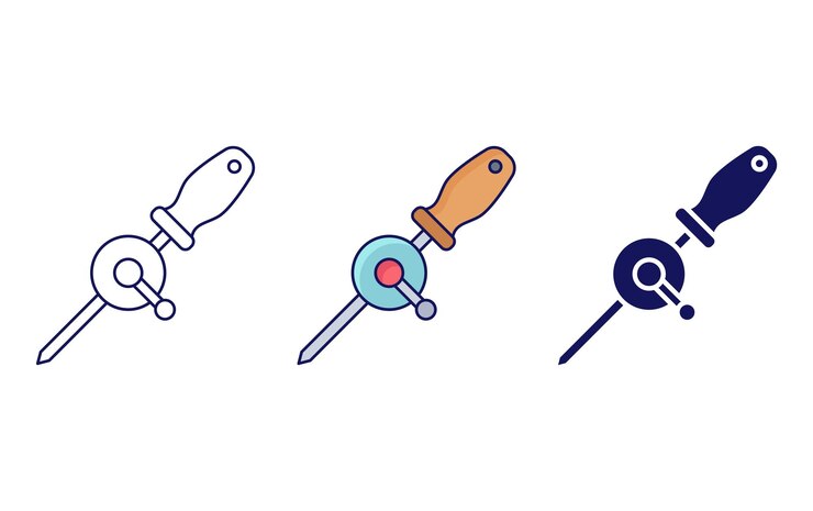 Vector icono de taladro de mano