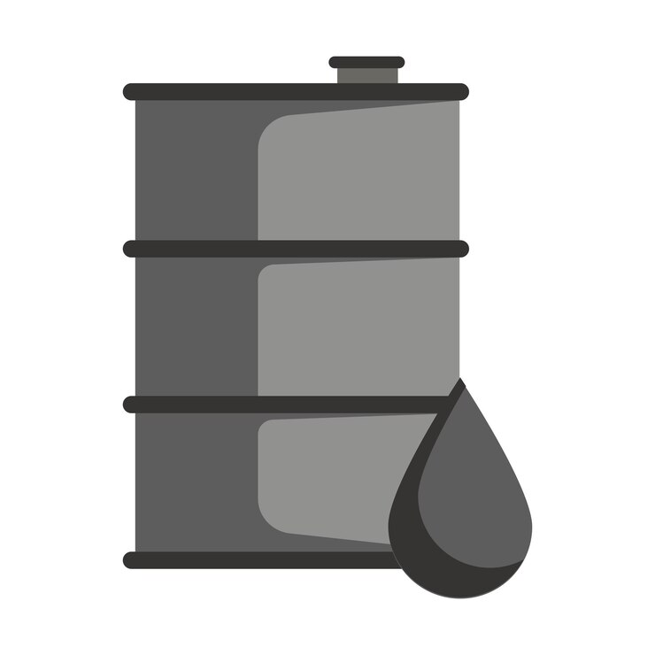Vector icono de tambor de aceite vector sobre fondo blanco