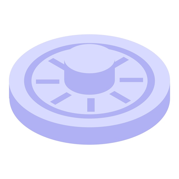 Icono de tapa de reparación de refrigerador vector isométrico Aparato de nevera Cocina eléctrica
