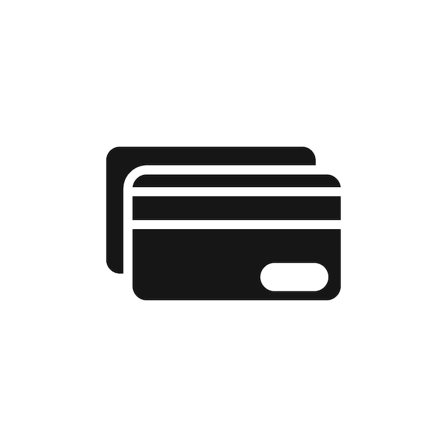 Icono de tarjeta de crédito Colección de arte de líneas delgadas