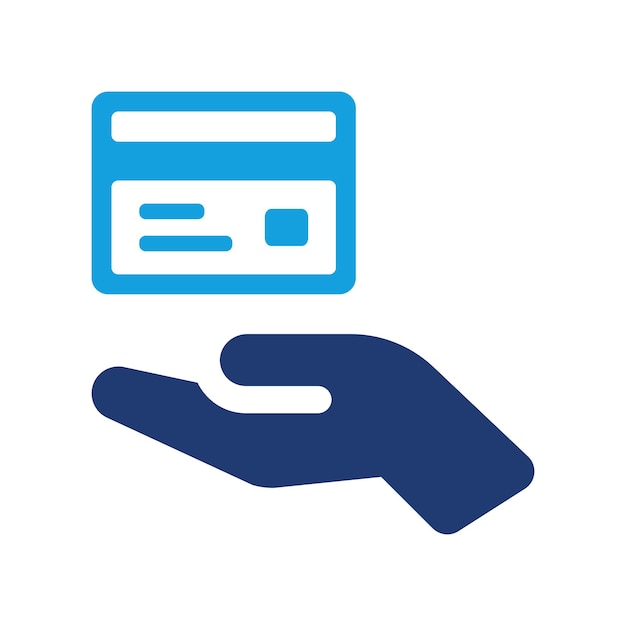 El icono de la tarjeta de crédito