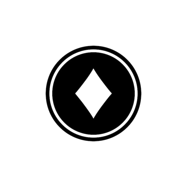 icono de tarjeta de juego plantilla vectorial ilustración diseño de logotipo