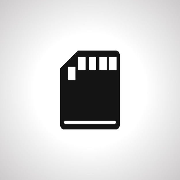 icono de tarjeta de memoria icono micro sd