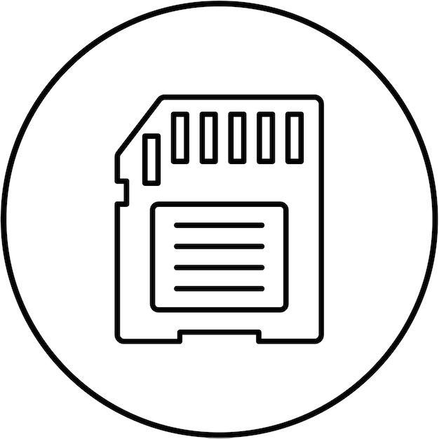 Icono de la tarjeta de memoria