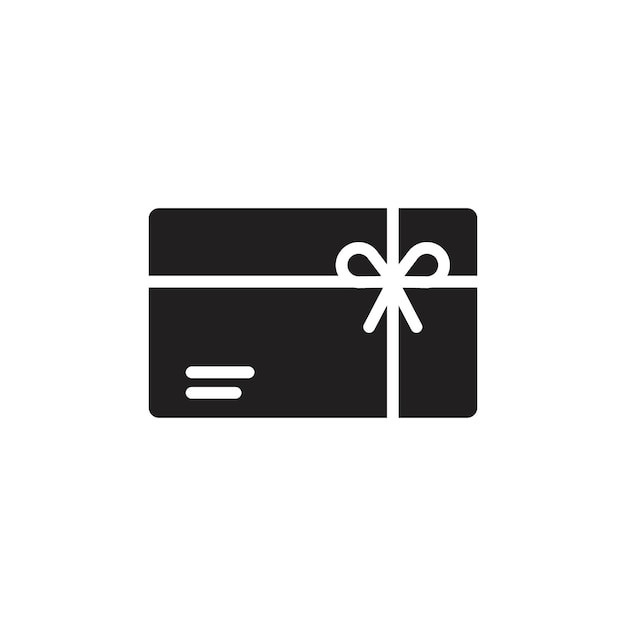 Icono de tarjeta de regalo Conjunto de logotipos de Line Art