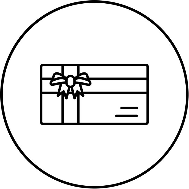 Icono de la tarjeta de regalo