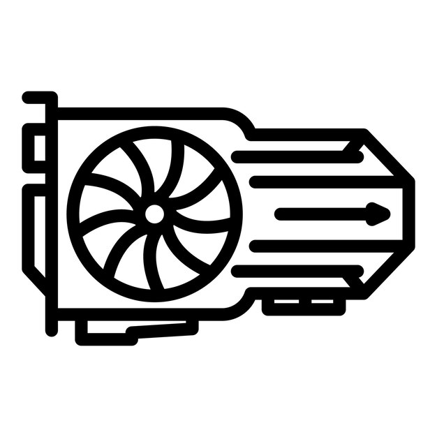 Icono de tarjeta de visualización Icono de vector de tarjeta de visualización de esquema para diseño web aislado sobre fondo blanco