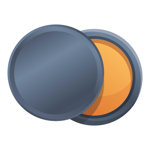 Icono de tarro de pintura de caligrafía Caricatura de icono de vector de tarro de pintura de caligrafía para diseño web aislado sobre fondo blanco