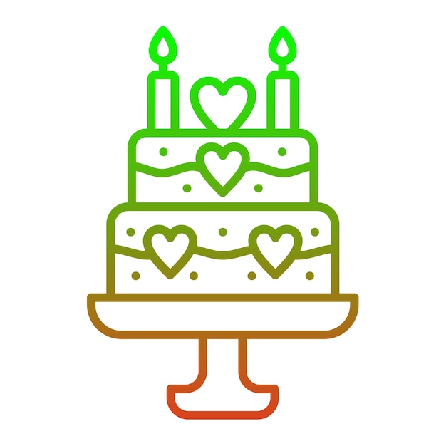 El icono de la tarta