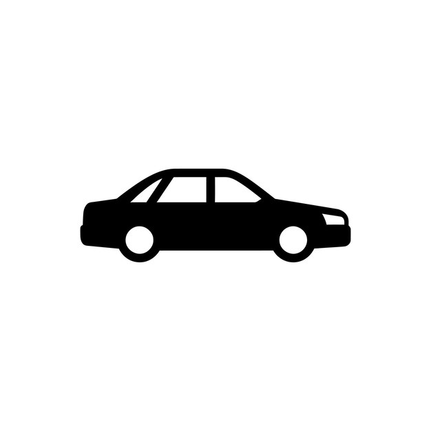 Ícono de taxi Ilustración vectorial sencilla