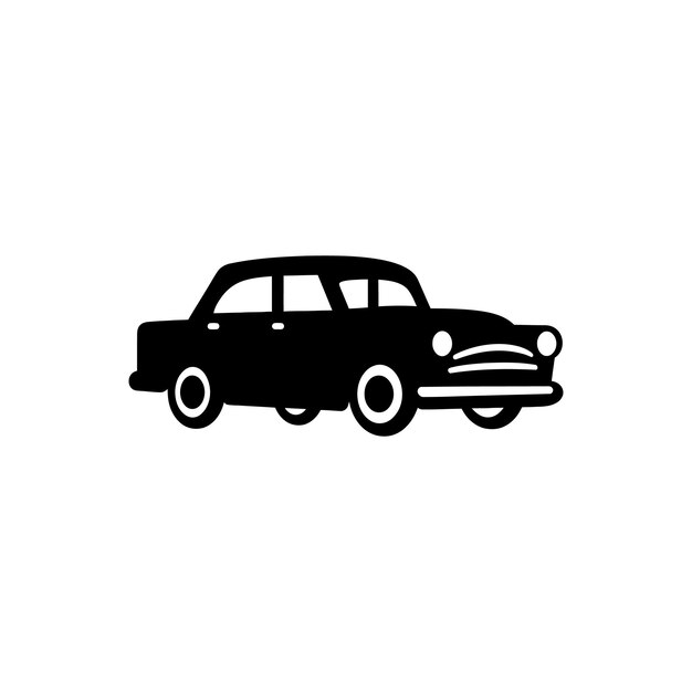 Icono de taxi Ilustración vectorial sencilla