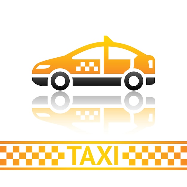 Vector icono de taxi taxi