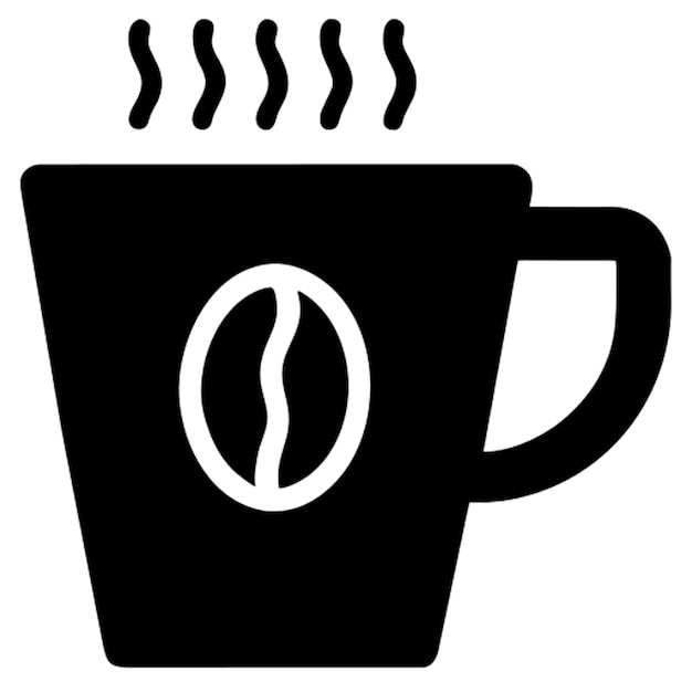 icono de taza de café caliente