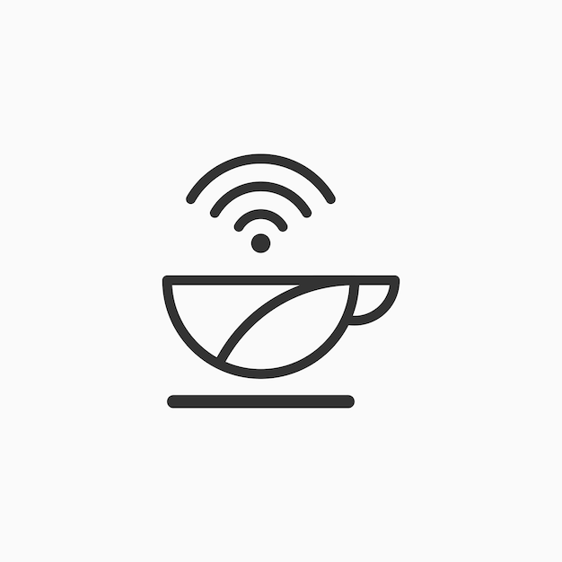 Icono de la taza de café Diseño del logotipo