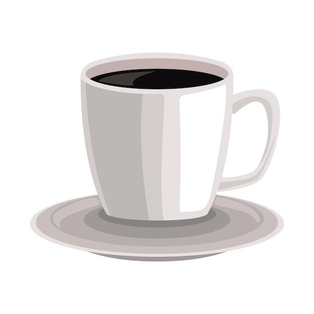 Icono de taza de café ilustración aislada