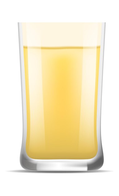 Vector icono de taza de cerveza ilustración realista de icono de vector de taza de cerveza para diseño web aislado sobre fondo blanco
