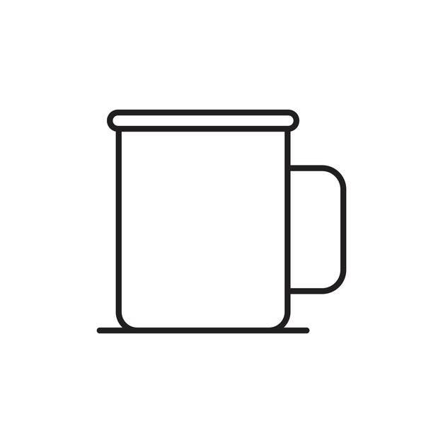 icono de la taza Colección de juegos de relleno plano