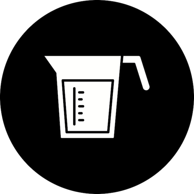 Ícono de la taza de medición