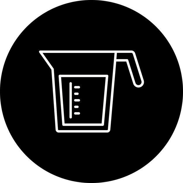 Ícono de la taza de medición