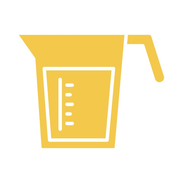 Ícono de la taza de medición