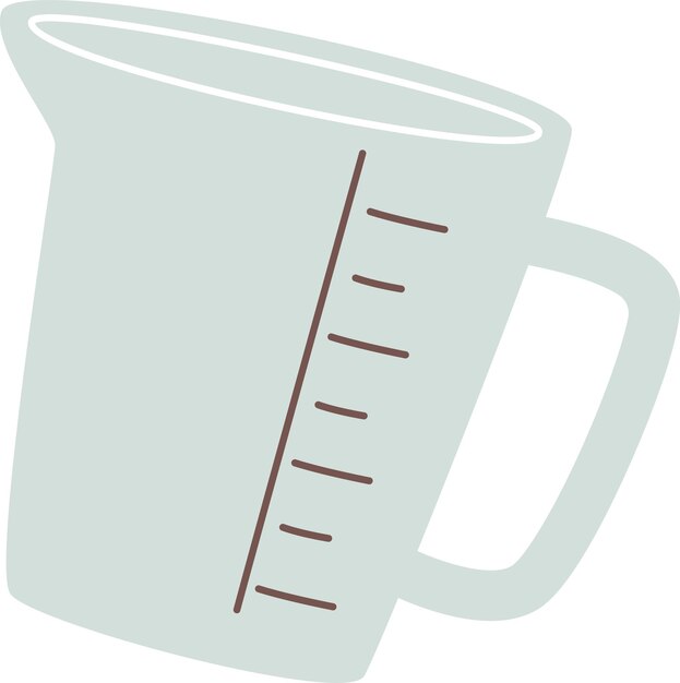 Vector Ícono de la taza de medición