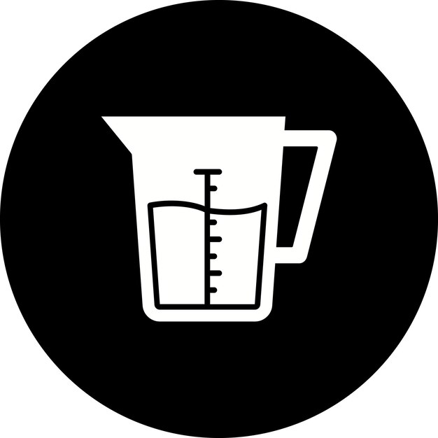 Ícono de la taza de medición