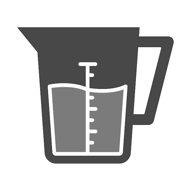 Ícono de la taza de medición
