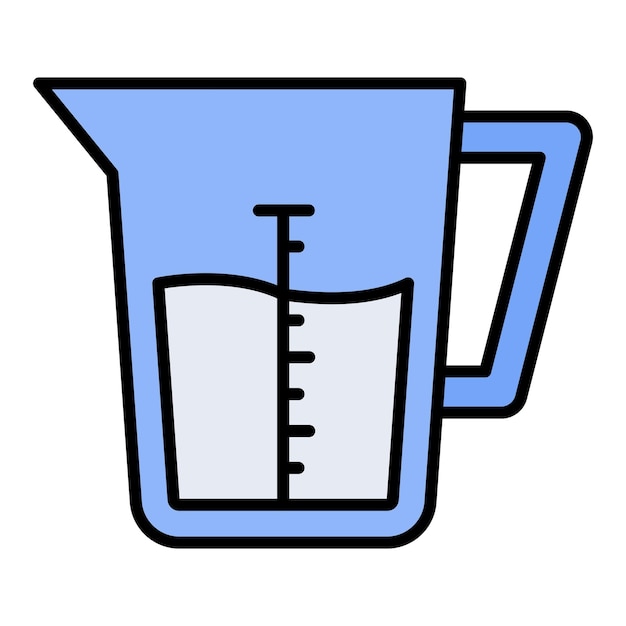Ícono de la taza de medición